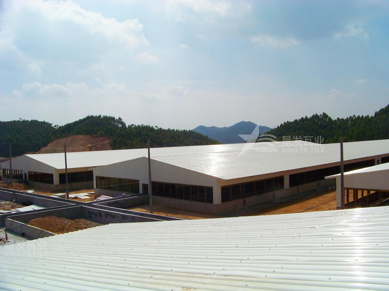 合成樹(shù)脂瓦施工安裝用什么材料搭建架子，鋼結構搭建樹(shù)脂瓦